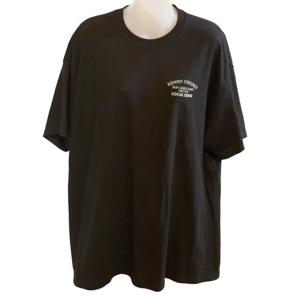 Kenny Chesney Sun Goes Down 2024 Tour Local Crew XL T-Shirt with Guitar Pick - Picture 2 of 12